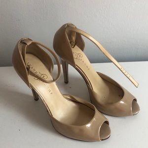 Nude high heels